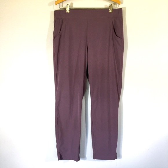 Eddie Bauer Ladies Traveler Pant Mauve Raisin - Picture 1 of 8